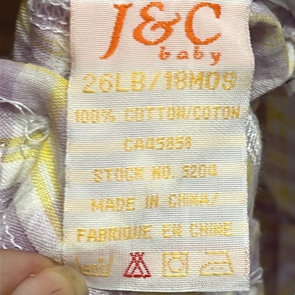 NEW Vintage Seersucker Yellow Purple Strawberry Plaid Collared Dress Cottagecore - Picture 6 of 6